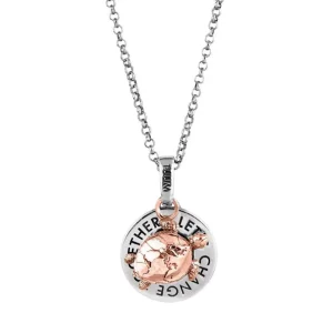 Best Collana Gaia In Argento Ed Oro Rosa 9K | GAIAEC90A0R Donna Gioielli Moda Donna