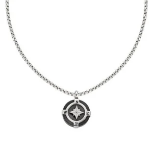 Discount Uomo Acciaio Rosa Dei Venti | ACCL104 Uomo Gioielli Moda Uomo