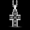 Clearance Collana Uomo  Catena In Argento Con Pietre Naturali Gioielli | ESC164-NE Uomo Gioielli Moda Uomo