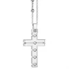 Hot Collana Uomo Croce In Argento Gioielli Insignia 925 |  ESC048 Uomo Gioielli Moda Uomo
