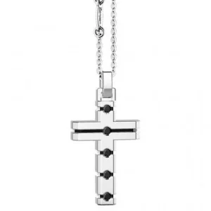 Clearance Collana Uomo Croce In Argento Gioielli Insignia 925 |  ESC047 Uomo Gioielli Moda Uomo