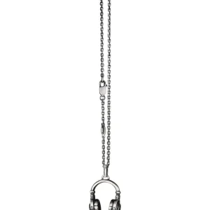 New Collana Uomo "Cuffie" In Argento Gioielli Vintage | EXC589 Uomo Gioielli Moda Uomo