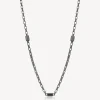 Hot Collana Uomo In Acciaio Colore Rutenio Logan | BOA03 Uomo Gioielli Moda Uomo | Idee Regalo