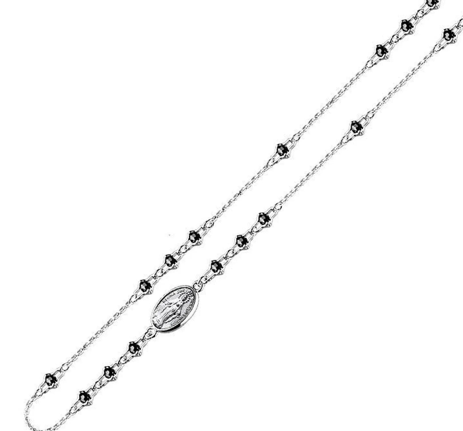 collana_uomo_rosario_in_a_0.webp Clearance Collana Uomo Rosario In Argento Gioielli | SXC008-SN50 Uomo Gioielli Moda Uomo