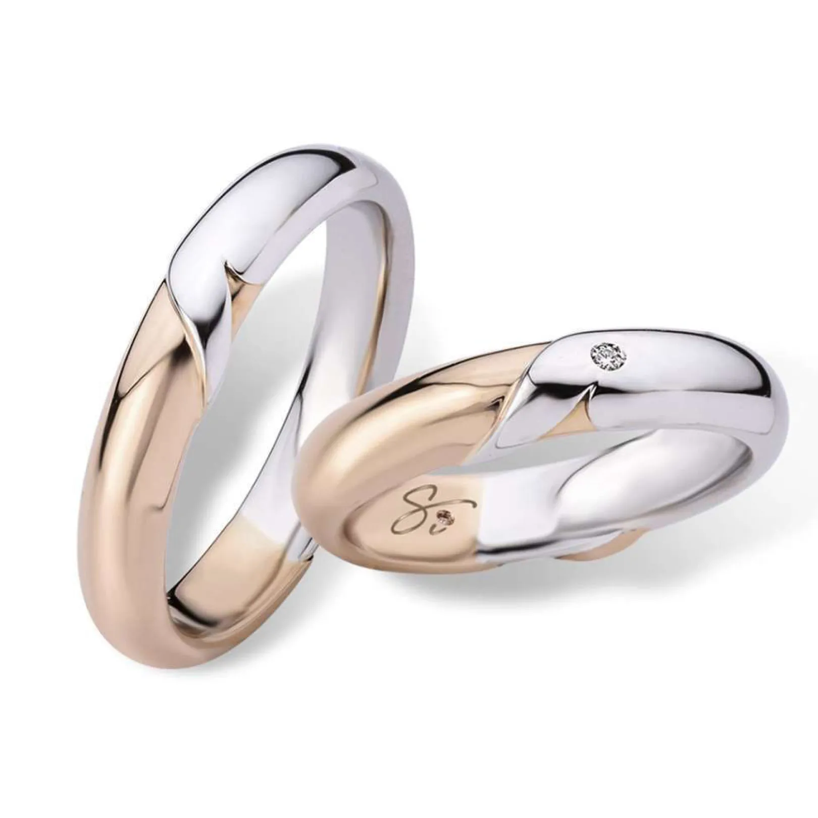 fedi_nuziali_polello_in_o_0-2.webp Hot Fedi Nuziali In Oro Bianco Ed Oro Rosa | 3272UBR - 3272DBR Fedi Nuziali