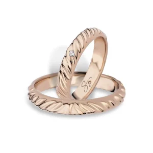 Discount Fedi Nuziali In Oro Rosa | 3275UR - 3275DR Fedi Nuziali
