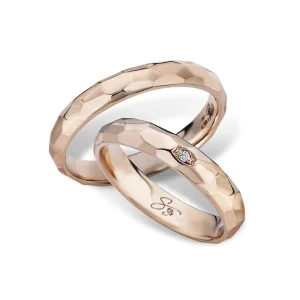 Hot Fedi Nuziali In Oro Rosa | 3276UR - 3276DR Fedi Nuziali