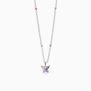Best Girocollo Bambina Con Pendente Farfalla Gioielli | 553692 Gioielli Moda Bimbi