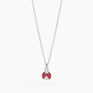 Outlet Girocollo Con Coccinella Gioielli |  553708 Donna Gioielli Moda Donna