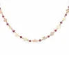 Fashion Girocollo Donna in Argento E Cristalli Rubini Gioielli Amore | CLCQSRR Donna Gioielli Moda Donna