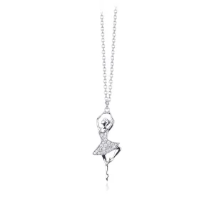 Best Girocollo Donna In Argento Con Ballerina Gioielli | 553159 Donna Gioielli Moda Donna