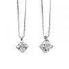 New Girocollo Donna Punto Luce In Oro Bianco E Diamanti Gioielli Maria Teresa | P30PX350/041VS-45 Donna Gioielli Donna