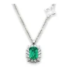 Online Girocollo Donna Smeraldo E Diamanti Gioielli | P03CC167/SM035-45 Donna Gioielli Donna