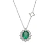 Hot Girocollo Donna Smeraldo E Diamanti Gioielli | P79CC001/SM020-45 Donna Gioielli Donna