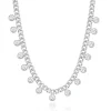 Hot Girocollo Groumette In Argento E Zirconi Gioielli | 553323 Donna Gioielli Moda Donna