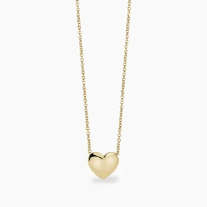 Online Girocollo Placcato Oro Con Cuore Gioielli | 553741 Donna Gioielli Moda Donna