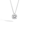 Sale Girocollo Punto Luce In Oro Bianco E Diamante Gioielli Anniversary | P01PX001/026-45 Donna Gioielli Donna