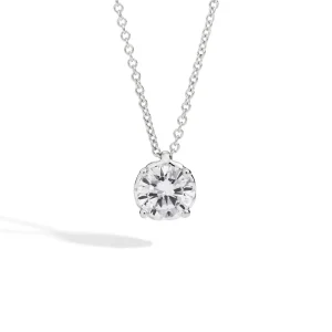 Clearance Girocollo Punto Luce In Oro Bianco E Diamante Gioielli Anniversary | P01PX001/012-45 Donna Gioielli Donna