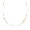 New Girocollo Rosario Donna Cristalli Latte Gioielli | CRO10RBI3 Donna Gioielli Moda Donna