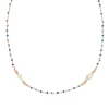 Best Girocollo Rosario Donna Cristalli Blu E Tortora Gioielli | CRO10RBLT03 Donna Gioielli Moda Donna
