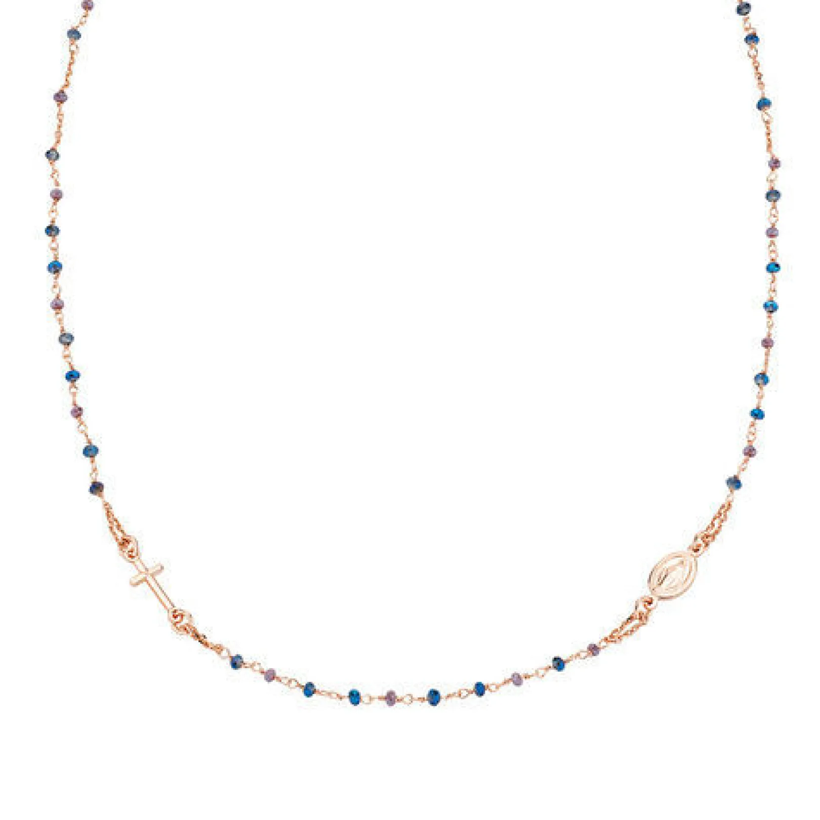 girocollo_rosario_donna_c_0-2.webp Best Girocollo Rosario Donna Cristalli Blu E Tortora Gioielli | CRO10RBLT03 Donna Gioielli Moda Donna
