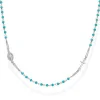 Fashion Girocollo Rosario Donna In Argento Gioielli | CRO25BT3 Donna Gioielli Moda Donna