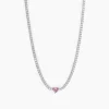 Discount Girocollo Tennis Cuore Rosa Gioielli | 553453 Donna Gioielli Moda Donna