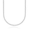 Clearance Girocollo Tennis In Argento Gioielli | 553336 Donna Gioielli Moda Donna