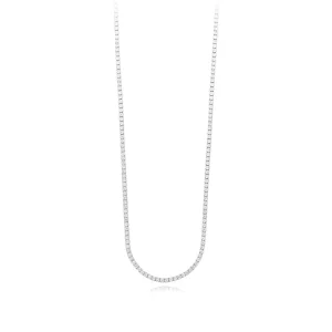Sale Girocollo Tennis In Argento 925 Con Zirconi Gioielli | 553278 Donna Gioielli Moda Donna