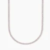 Hot Girocollo Tennis Oro Rosa Con Zirconi Gioielli | 553327 Donna Gioielli Moda Donna