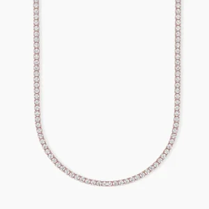 Hot Girocollo Tennis Oro Rosa Con Zirconi Gioielli | 553327 Donna Gioielli Moda Donna