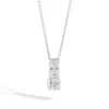 Hot Girocollo Trilogy In Oro Bianco E Diamanti Gioielli Anniversary | P01TS001/034-45 Donna Gioielli Donna
