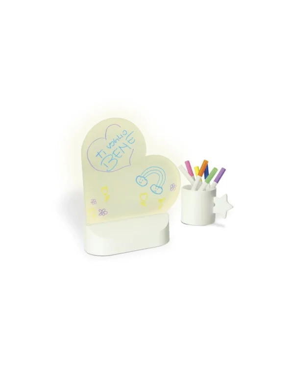 Clearance Led Cuore Usb Con Pennarelli Brandani | 50029 Baby