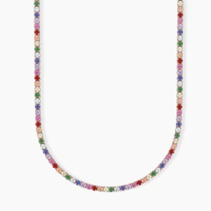 Outlet Mini Tennis Con Zirconi Multicolor Gioielli | 553326 Donna Gioielli Moda Donna