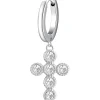 Outlet Mono Orecchino Donna Croce Gioielli Chakra | BHKE018 Donna Gioielli Moda Donna