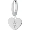 Outlet Mono Orecchino Donna Cuore Gioielli Chakra | BHKE013 Donna Gioielli Moda Donna