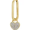 Hot Mono Orecchino Donna Cuore Gioielli Chakra | BHKE122 Donna Gioielli Moda Donna