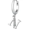 Outlet Mono Orecchino Donna Lettera N Gioielli Chakra | BHKE070 Donna Gioielli Moda Donna