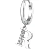 Discount Mono Orecchino Donna Lettera R Gioielli Chakra |  BHKE074 Donna Gioielli Moda Donna
