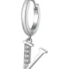 Clearance Mono Orecchino Donna Lettera V Gioielli Chakra | BHKE078 Donna Gioielli Moda Donna