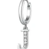Sale Mono Orecchino Donna Lettera J Gioielli Chakra | BHKE066 Donna Gioielli Moda Donna