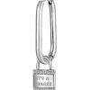 Outlet Mono Orecchino Donna Lucchetto Gioielli Chakra | BHKE117 Donna Gioielli Moda Donna