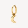 Clearance Mono Orecchino Donna Luna Gioielli Chakra | BHKE136 Donna Gioielli Moda Donna