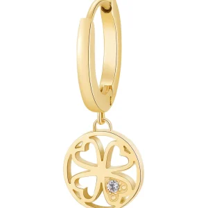 Online Mono Orecchino Donna Quadrifoglio Gioielli Chakra |  BHKE002 Donna Gioielli Moda Donna