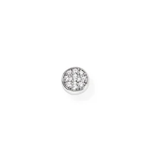 New Mono Orecchino In Argento E Zirconi Gioielli | EB7 Donna Gioielli Moda Donna