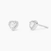 Online Orecchini A Cuore Con Zircone Gioielli |   563742 Donna Gioielli Moda Donna