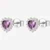 Hot Orecchini A Cuore Magic Purple Gioielli Fancy | FMP53 Donna Gioielli Moda Donna