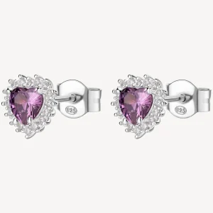 Hot Orecchini A Cuore Magic Purple Gioielli Fancy | FMP53 Donna Gioielli Moda Donna