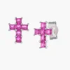 Hot a Lobo Croce di Zirconi Rubino Gioielli Amen | ECQBR Donna Gioielli Moda Donna