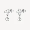 Fashion Orecchini Chakra Quadrifoglio E Cristalli Gioielli | BHKE182 Donna Gioielli Moda Donna